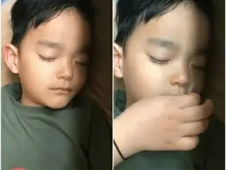 俳優イ・ボムスの娘ソウルちゃん、寝っているタウルくんの鼻くすぐって..“寝てる時だけいたずらできる怖い弟”