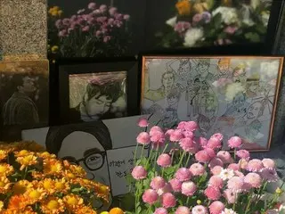 女優チョン・ウヒ、故キム・ジュヒョクの2周忌に墓地を訪問“お久しぶりです。先輩”