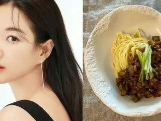 女優キム・サラン、自ら作ったチャジャン麺で“ブラックデー”をお祝い