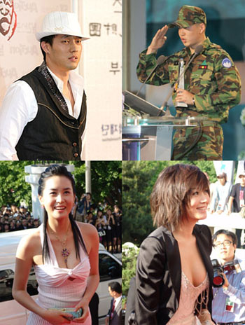 百想ファッション セクシールックと軍服の競演の画像 百想ファッション セクシールックと軍服の競演