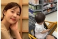 女優ハン・ジヘ、娘ユンスルちゃんがキョロキョロぶらぶら...”スーパーマーケット・デビュー”を公開