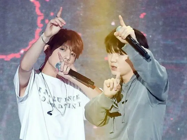 防弾少年団、「2016 K-POP World Festival」。