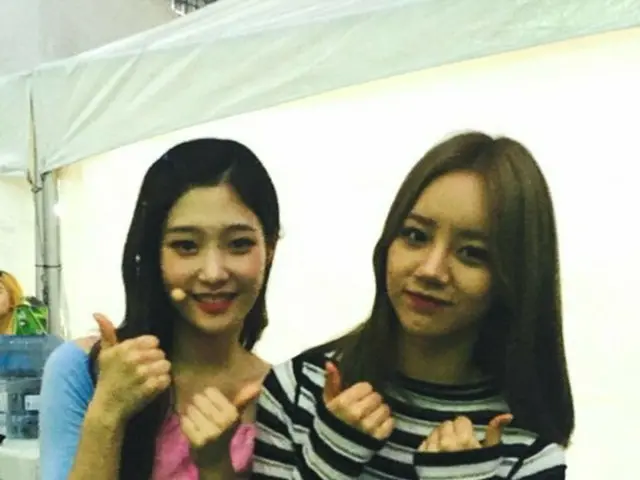 「DIA」チェヨン、「GIRL'S DAY」ヘリ、先週の「KOREA sale FESTA」会場にて。