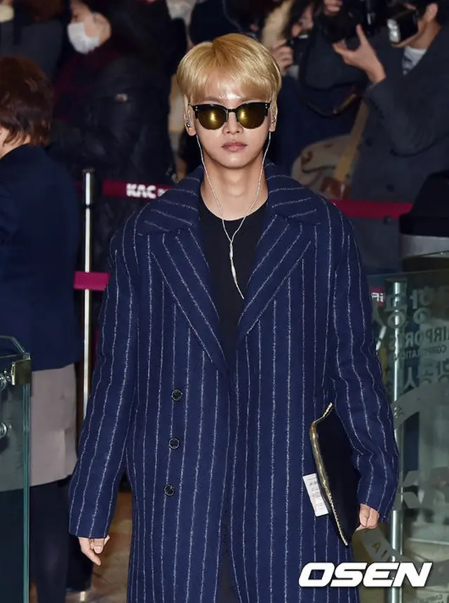 「VIXX」がソウル金浦空港から日本に
