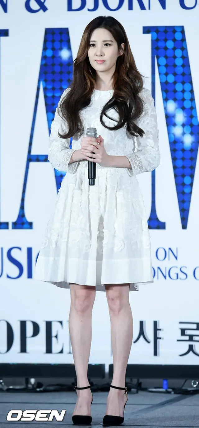 「少女時代」ソヒョン、ミュージカル「Mama Mia!」記者懇談会