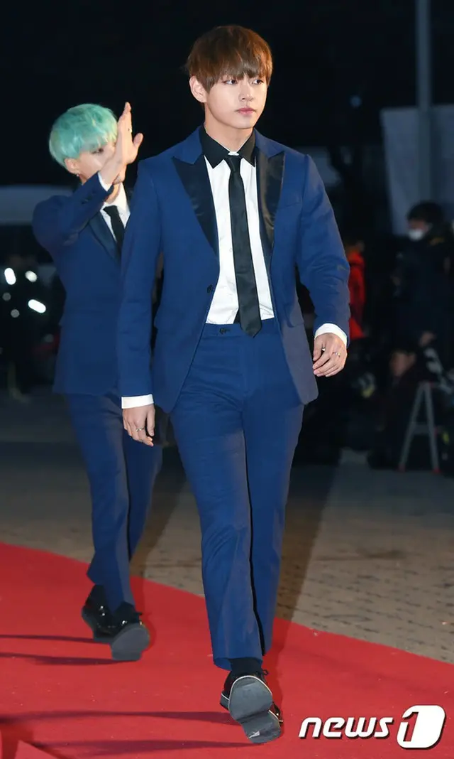 「ソウル歌謡大賞」レッド・カーペットの「防弾少年団」(BTS)