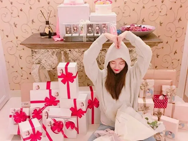 「MISS A」スジ、誕生日お祝い。