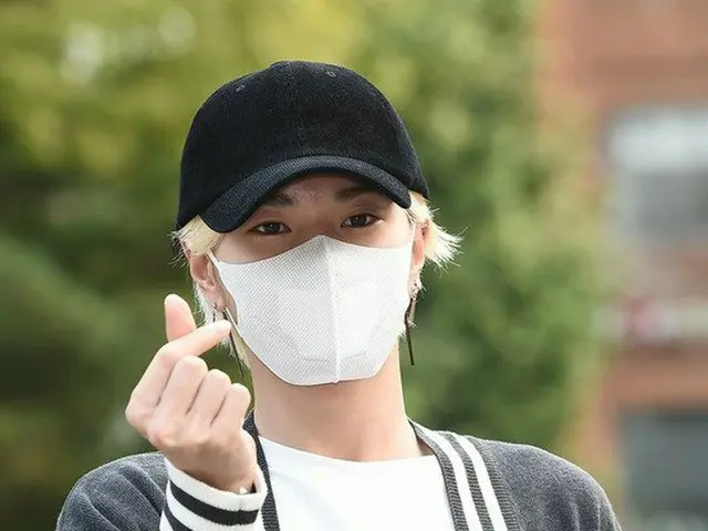 INFINITE、「ミュージックバンク」前。