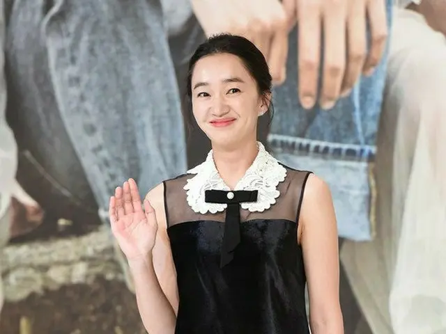 女優スエ、ドラマ「我が家に暮らす男」制作報告会。