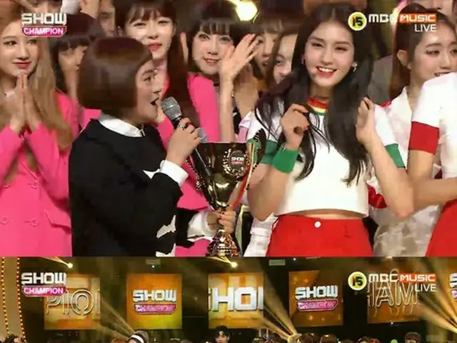 I.O.I、完全体での初１位。