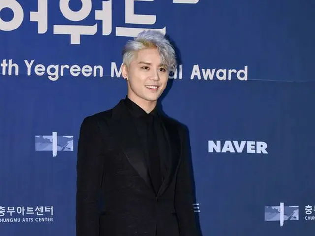 「JYJ」ジュンス、「第5回Yegreen Musical Award」に出席。