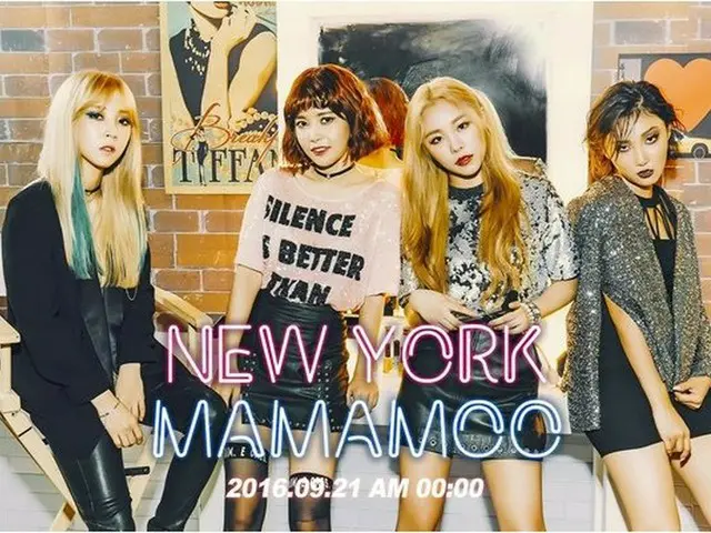 MAMAMOO、本日発表のプレシングル「ニューヨーク」(New York)で、リアルタイム音源チャート席巻中。