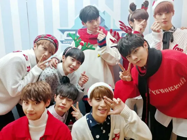 UP10TION、クリスマスの挨拶。