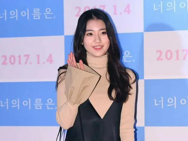 女優チョン・ダビン、日本のアニメ映画「君の名は。