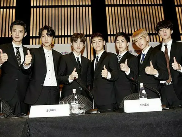 EXO、ドバイ・アルマーニホテル噴水ショー音楽に選定され記者会見に出席