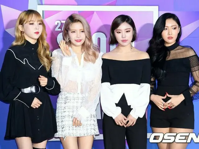 MAMAMOO、「第27回ソウル歌謡大賞」レッドカーペットに登場。