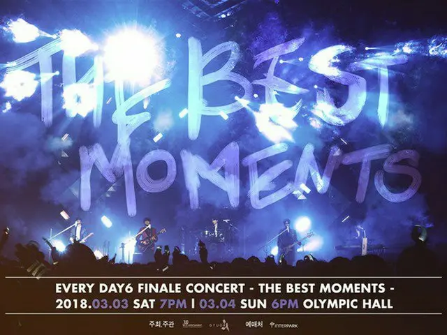 DAY6、3月アンコールコンサート「Every DAY6 Finale Concert - The Best Moments -」を開催