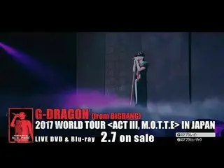 【公式】BIGBANG G-DRAGON  -  Untitled、2014(2017 WORLD TOUR [ACTIII、MOTTE] IN JAPAN) 