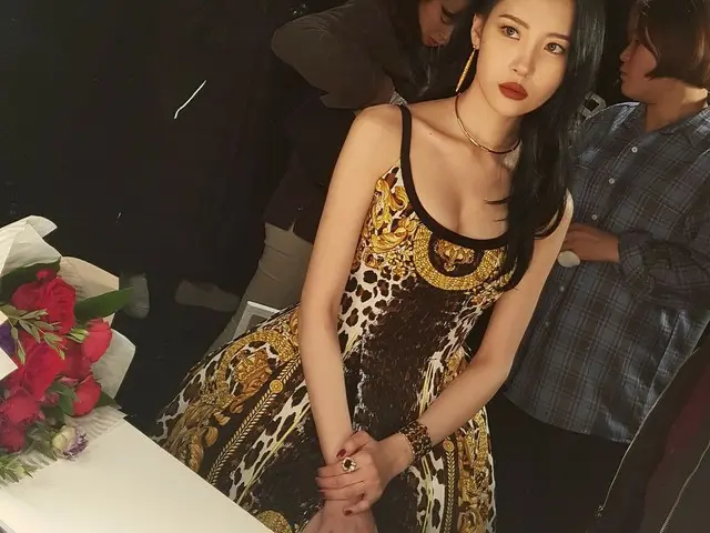 【I公式】Wonder Girls 出身ソンミ[SUNMI］、楽屋の風景。