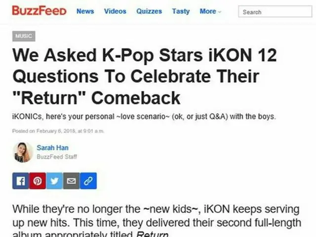 米国メディアがiKON を集中的に紹介