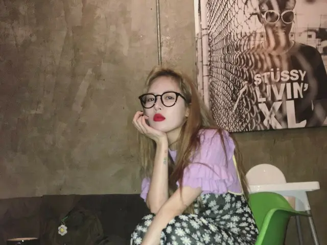 【i公式】4Minute 出身 ヒョナ、SNS更新。