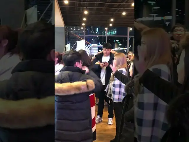 Red Velvet、Mカウントダウンのスタジオ前