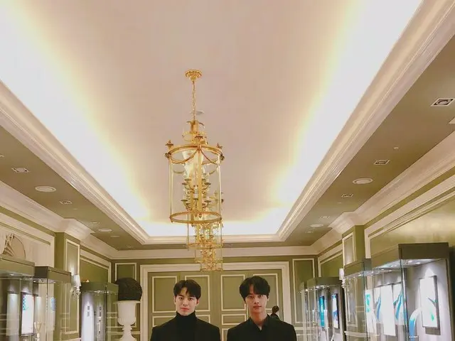 【I公式】VIXX エン、20180208の記録_ 平昌でホンビンとIOC委員長の招請で夕食。