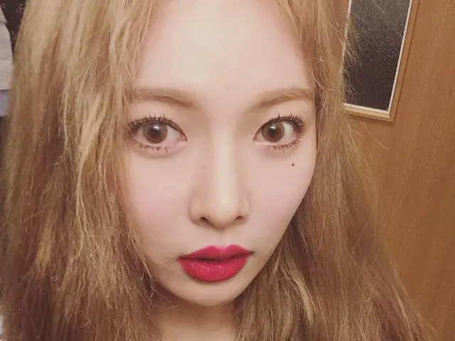 【i公式】4Minute 出身 ヒョナ、SNS更新。