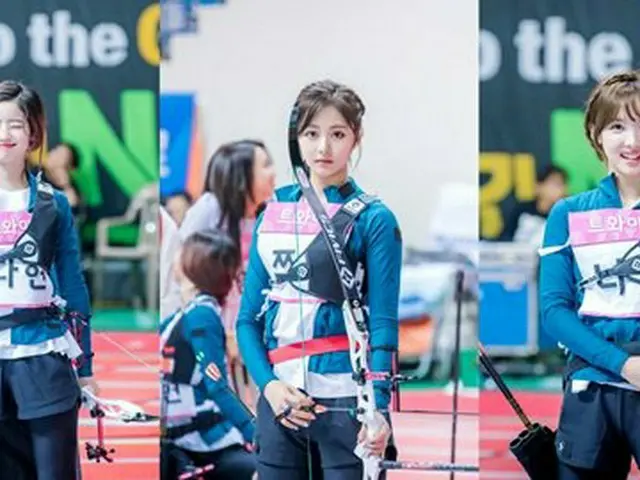 Red Velvet ＆ TWICE、「2018アイドル陸上・ボウリング・アーチェリー・新体操・エアロビクス選手権大会」でアーチェリー対決