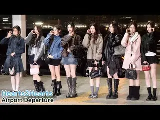251115 Hearts2Hearts_ _  MAMA awards Airport Departure fancam by スピネル
* Do not e