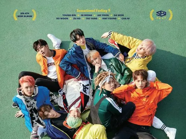 SF9、ニューアルバム「MAMMA MIA!」のジャケット写真を公開
