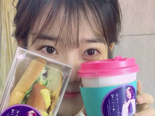 イ・サンスン－イ・ヒョリ夫妻、IU のドラマ撮影を応援