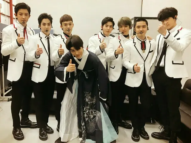 EXO、オリンピック閉会式に登場
