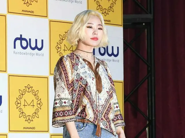 MAMAMOO フィイン、6thミニアルバム「yellow flower」のショーケースに出席。