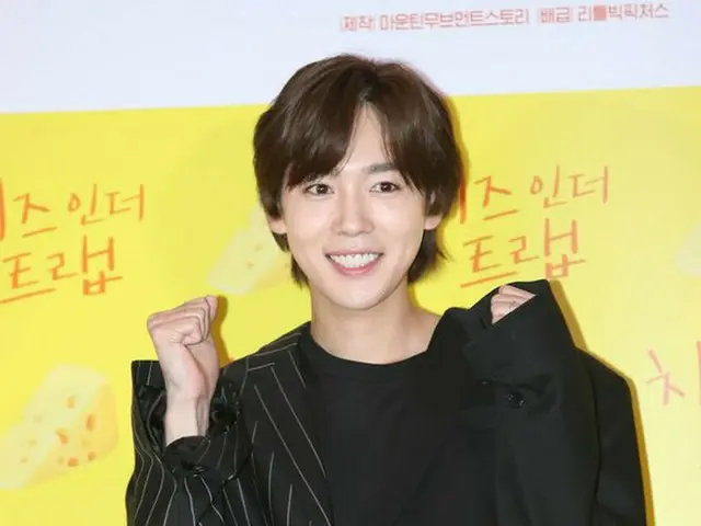 WINNER キム・ジヌ、映画「チーズ・イン・ザ・トラップ」のVIP試写会に出席