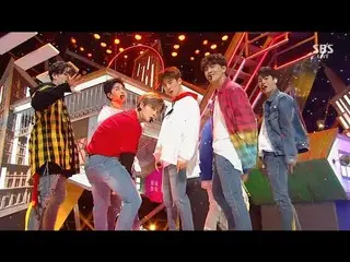 iKON - RUBBER BAND (ゴムバンド綱引き) の初舞台を披露