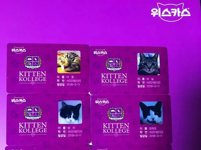 【I公式】2NE1 出身ダラ[DARA]、「猫大学」の入学式