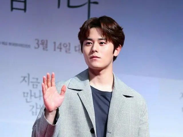 ZE：A キム・ドンジュン、映画「いま、会いにゆきます」のVIP試写会に出席。