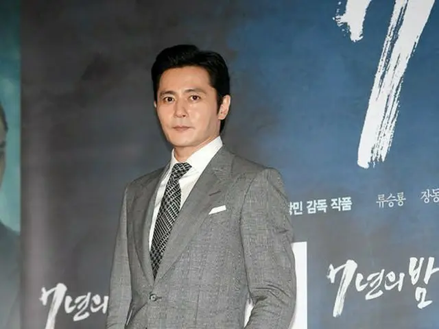 俳優チャン・ドンゴン、主演映画「7年の夜」のマスコミ試写会に参加。
