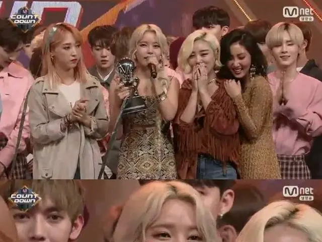 MAMAMOO、「M COUNTDOWN」で2週連続の1位に。