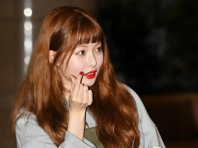 4Minute 出身ヒョナ、ファンミーティングのため日本に向けて出国。