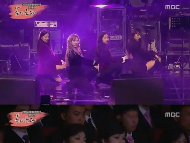 RED VELVET 出演で話題の北朝鮮公演が韓国で放送●4月1日の平壌で開かれた韓国側の単独公演「春が来る」が5日に韓国の地上波3社で同時に録画中継