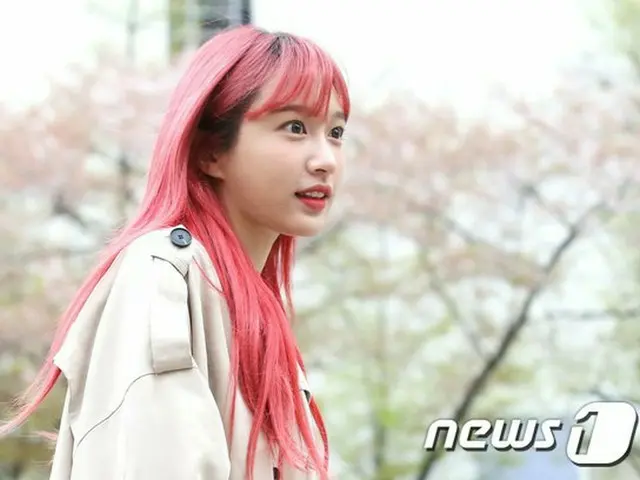 EXID ハニ、出勤中