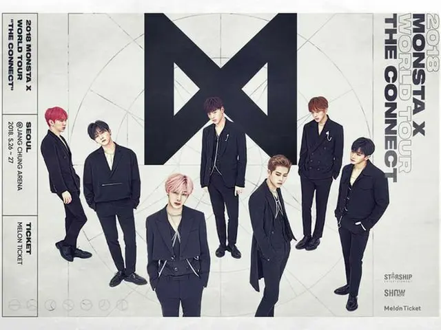 MONSTA X、ワールドツアー「2018 MONSTA X WORLD TOUR 'THE CONNECT'」ソウル公演のチケットが発売開始1分で全席完売