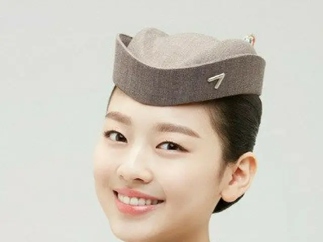 EBS幼児番組「生放送 トク！ トク！ ボニハニ」に出演していた女優イ・スミン、アシアナ航空のモデルに