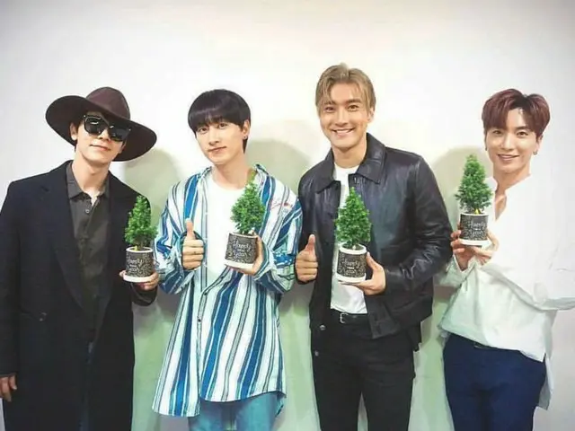 Super Junior、今まで助成した森は34か所