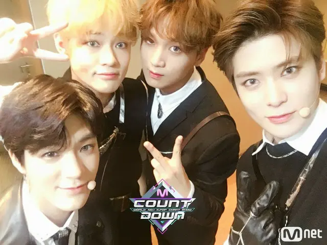 NCT、本日の音楽放送「M COUNTDOWN」待機中。