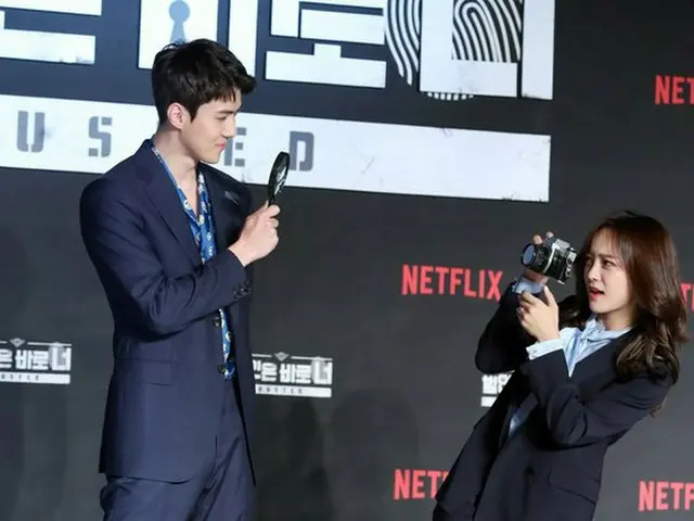 EXO SEHUN & gugudan セジョン、NETFLIXバラエティ番組「犯人はまさにお前！」の制作発表会に出席