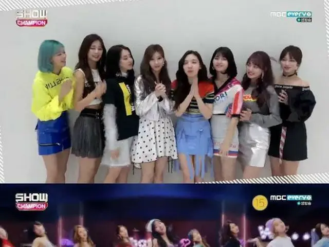 TWICE、「Show Champion」で1位