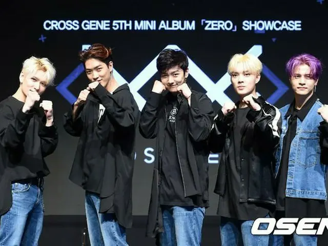 CROSS GENE、5thミニアルバム「ZERO」のショーケースを開催。